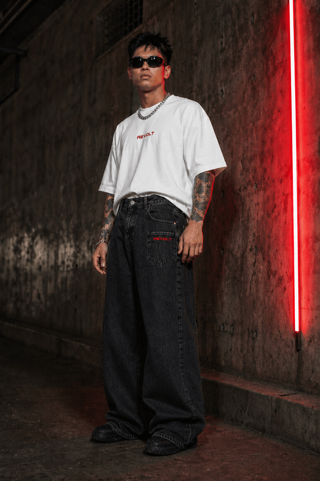 REVOLT Denim Pants view 3